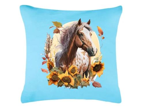 Originálny vankúš Paint horse sunflowers - Image 5