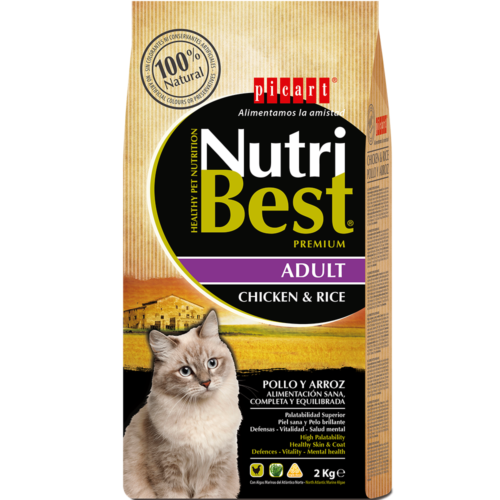 NutriBest Adult Chicken & Rice 2 kg 30/11