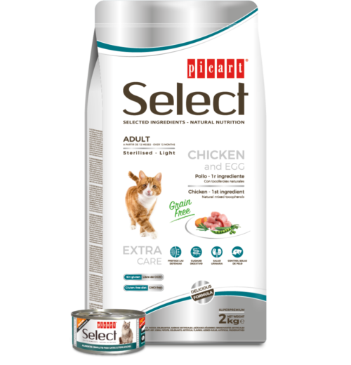 Select sterilised Chicken & Egg 32/12, GRAIN FREE
