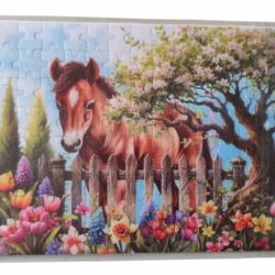 Puzzle s potlačou žriebätko