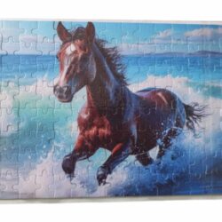 Puzzle s potlačou žriebätko 