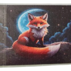 Puzzle s potlačou líška