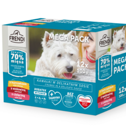Frendi kapsičky 12x100g kura-hovädzina-teľa